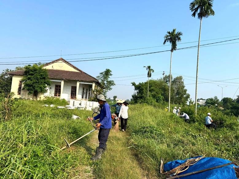 Xã Thăng Bình hưởng ứng Chiến dịch làm cho thế giới sạch hơn