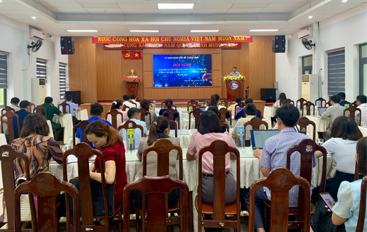 Thăng Bình đẩy mạnh chuyển đổi số, xây dựng nền hành chính hiện đại
