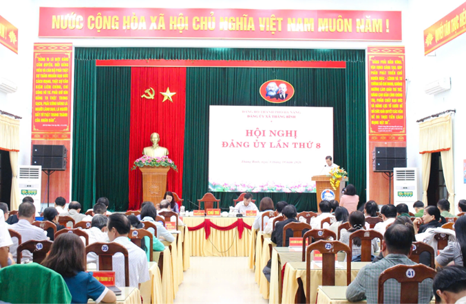 Đảng ủy xã Thăng Bình tổ chức Hội nghị lần thứ 8, khóa I, nhiệm kỳ 2025 - 2030