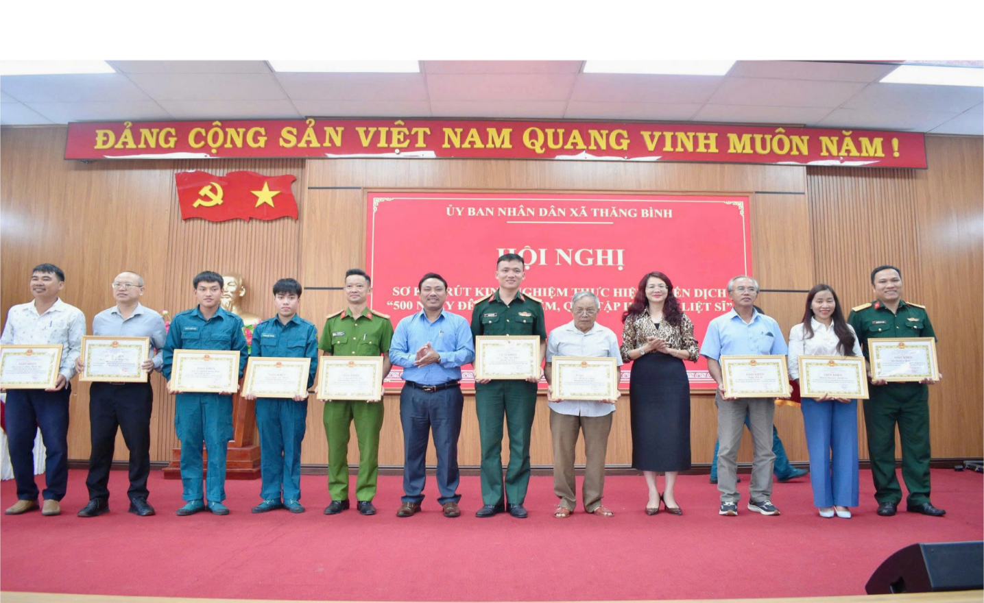 Thăng Bình sơ kết “Chiến dịch 500 ngày đêm” tìm kiếm, quy tập hài cốt liệt sĩ