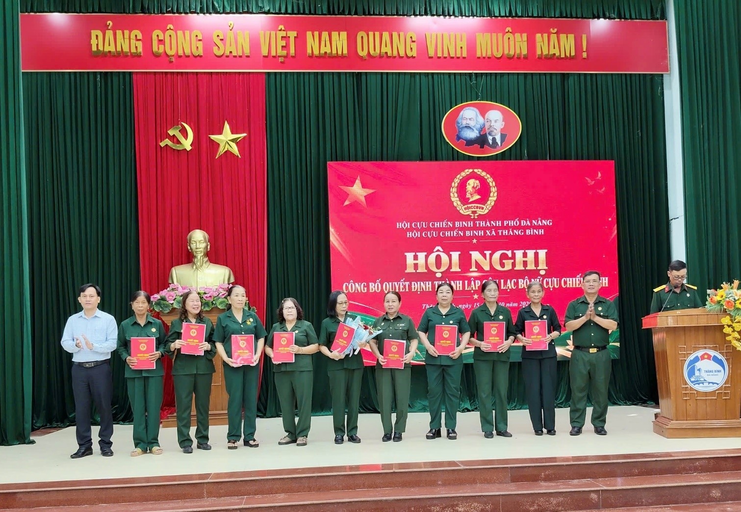 Thành lập Câu lạc bộ nữ Cựu chiến binh xã Thăng Bình