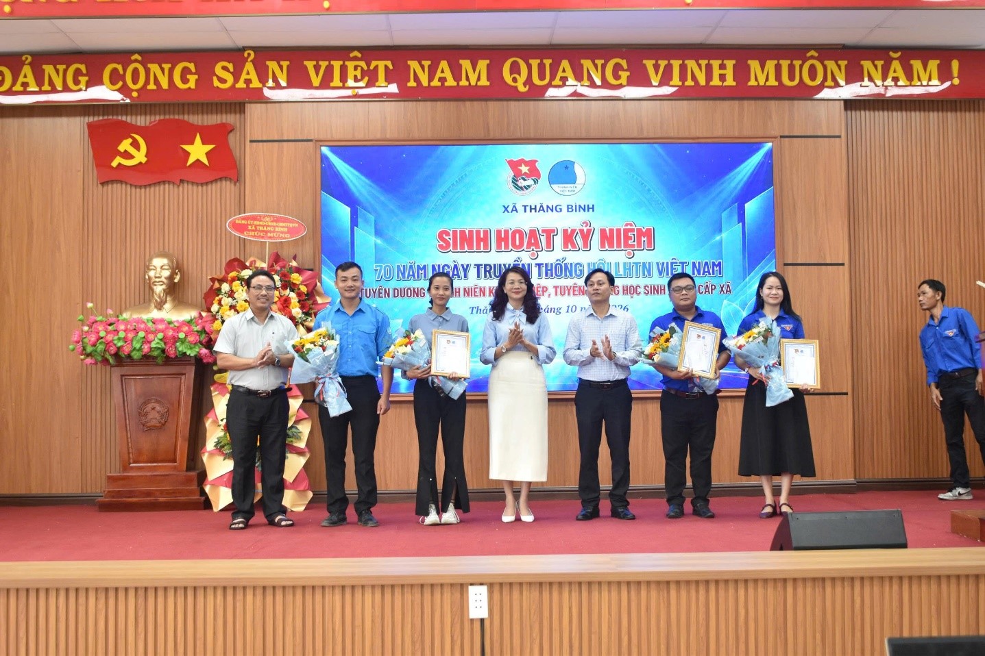 Thăng Bình kỷ niệm 70 năm Ngày truyền thống Hội Liên hiệp Thanh niên Việt Nam