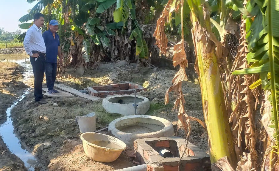 Thăng Bình phát huy hiệu quả hầm biogas trong chăn nuôi bền vững