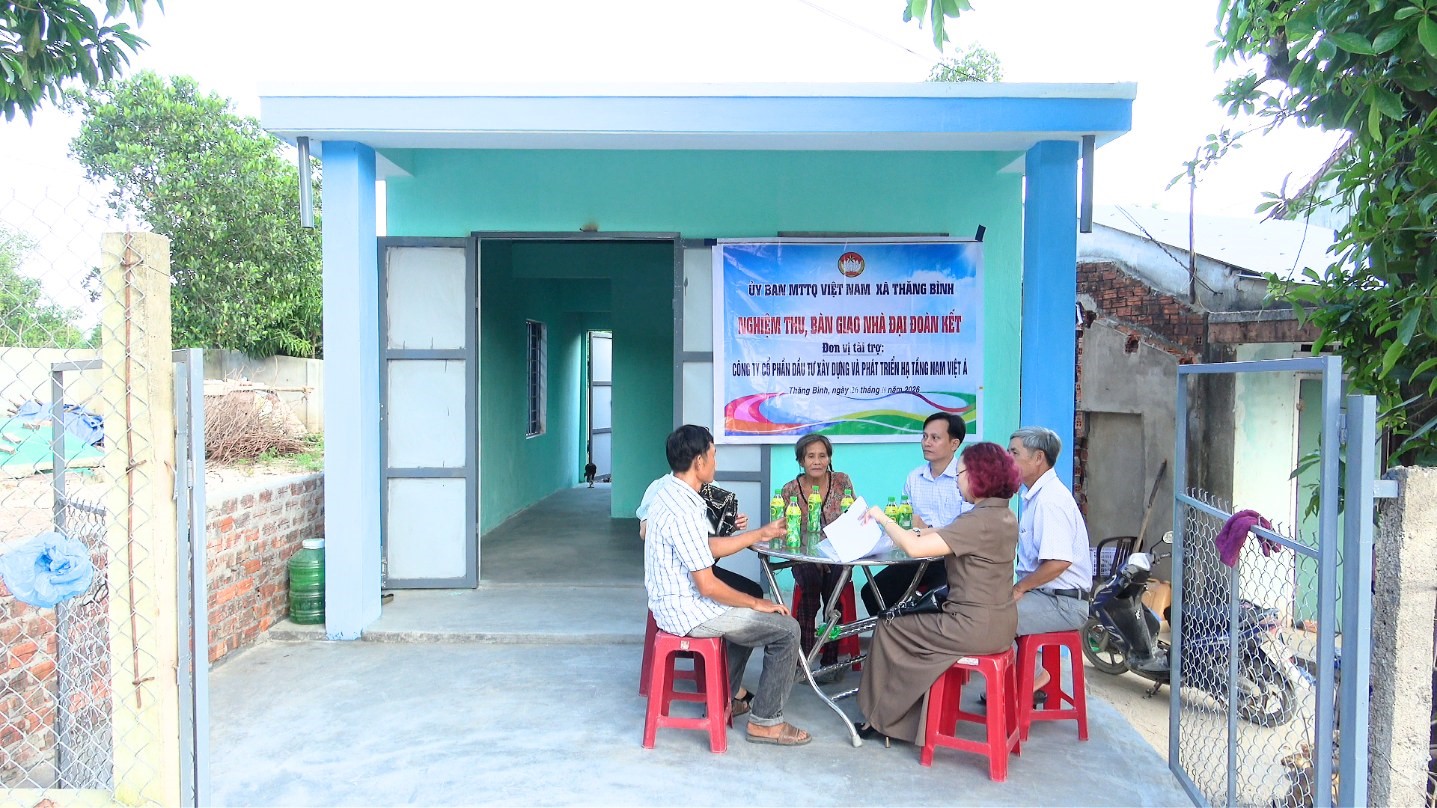 Những mái ấm Đại đoàn kết tiếp thêm động lực cho hộ nghèo ở Thăng Bình